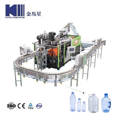 Mesin Peniup Botol Air Otomatis 6 Rongga