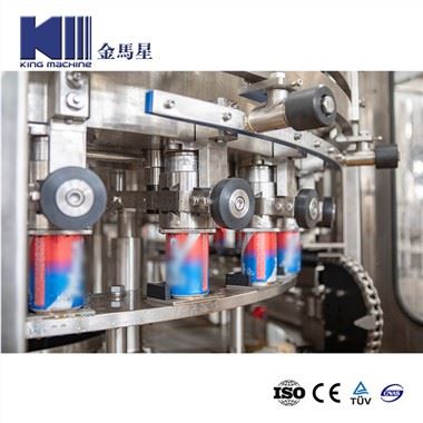 Aluminium Can Carbonated Soft Energy Filling Sealing Machine